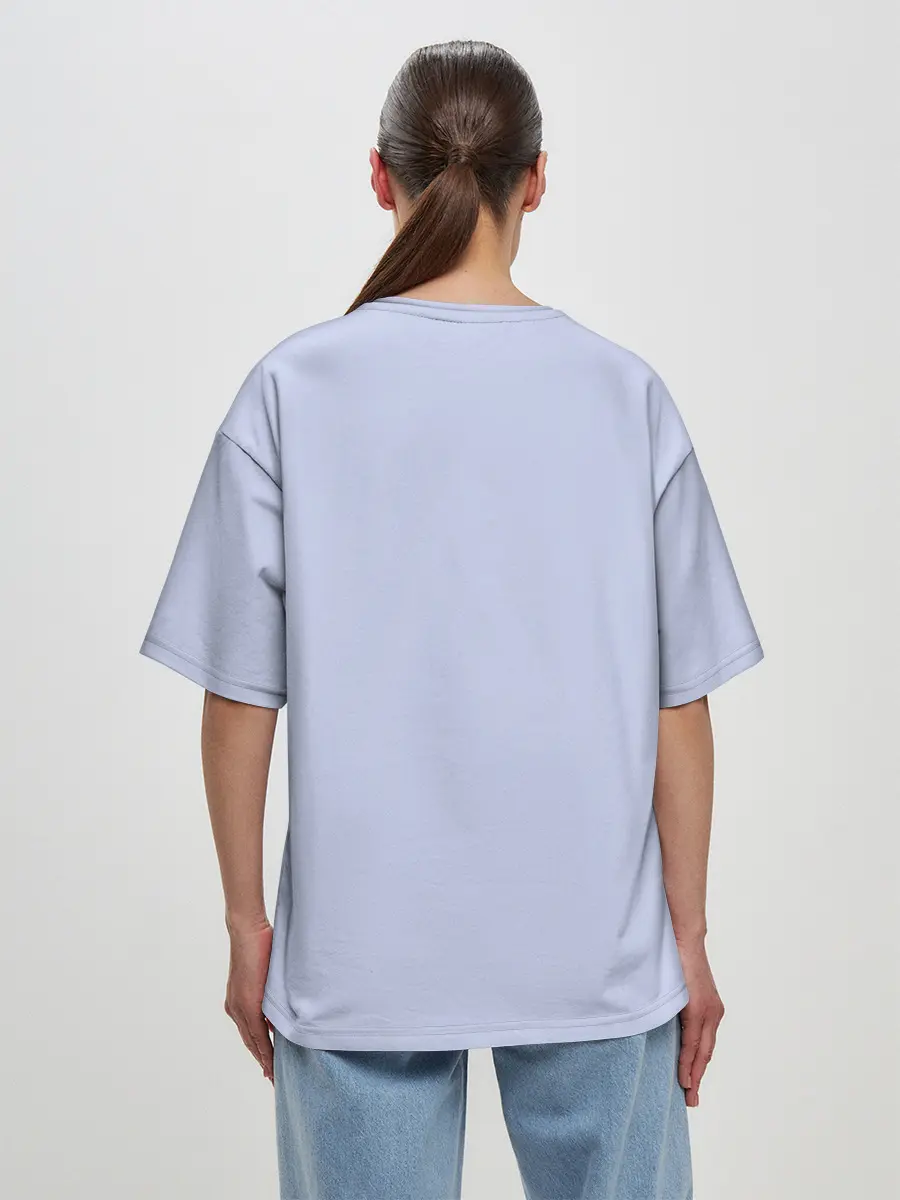 Женская футболка оверсайз / Якорь