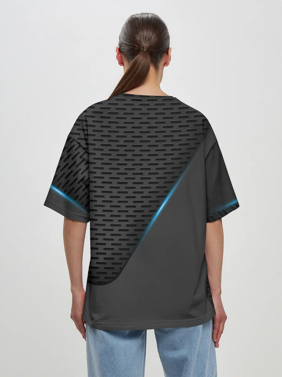 Женская футболка оверсайз / Форма для мотокросса FOX