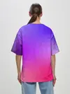 Женская футболка оверсайз / фиолетовый кристалл