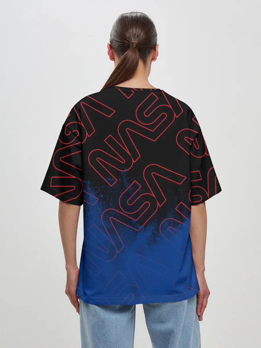 Женская футболка оверсайз / NASA / НАСА