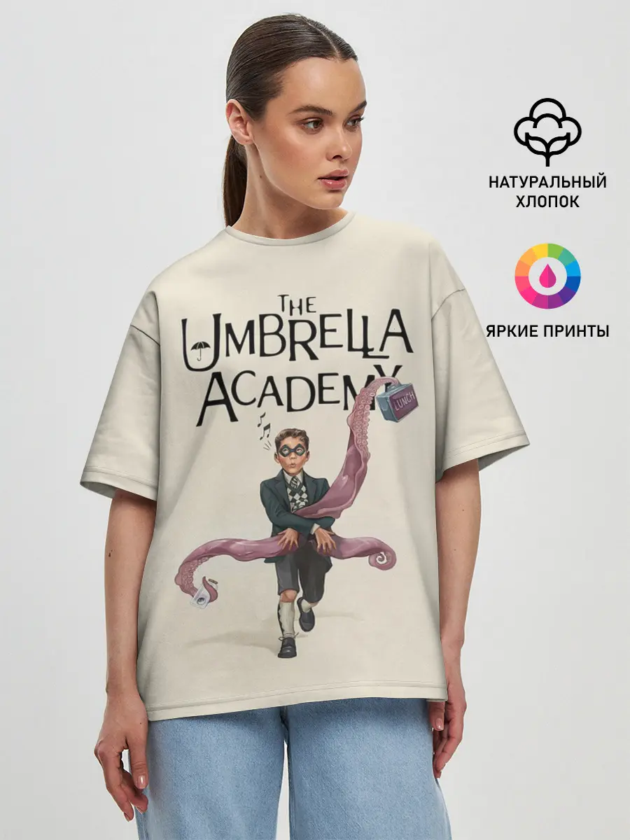 Женская футболка оверсайз / The umbrella academy