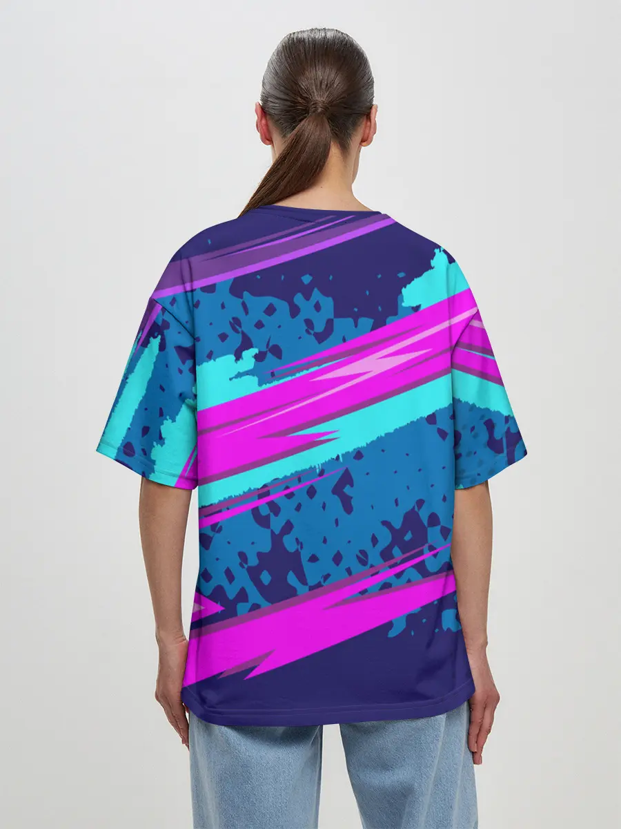 Женская футболка оверсайз / HONDA