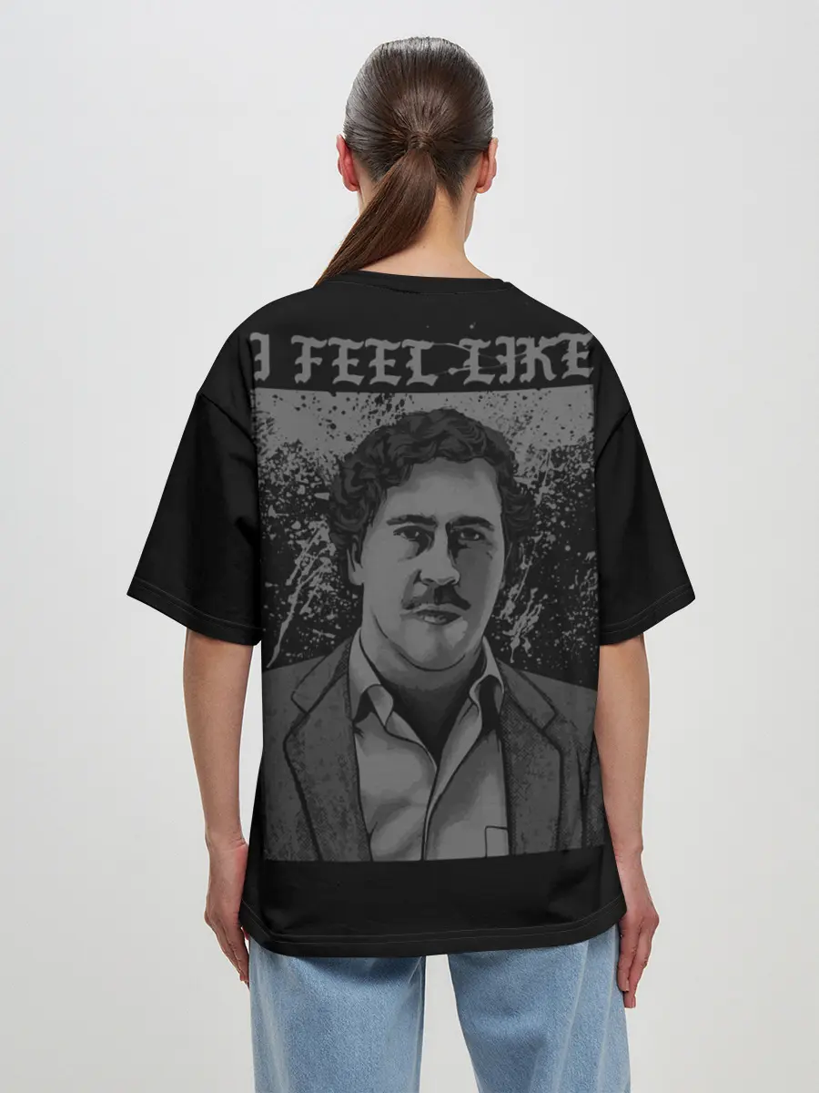 Женская футболка оверсайз / Пабло