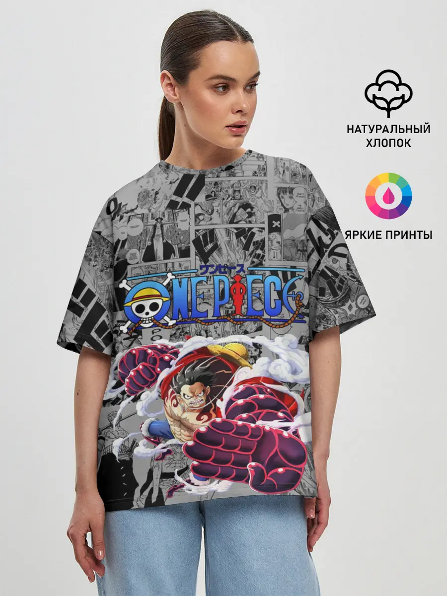 Женская футболка оверсайз / Fourth Gear