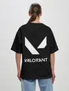 Женская футболка оверсайз / VALORANT OMEN