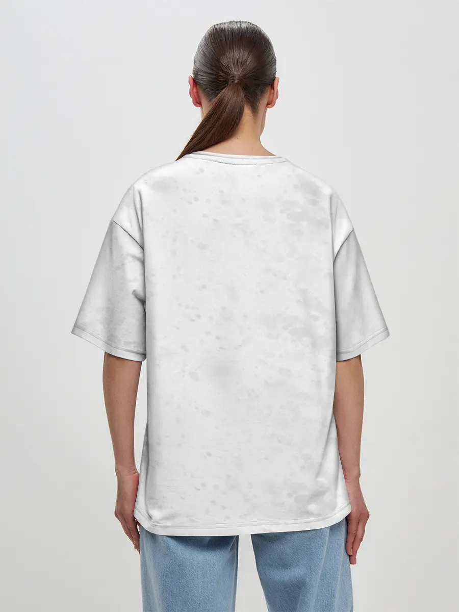 Женская футболка оверсайз / Клинок, рассекающий демонов