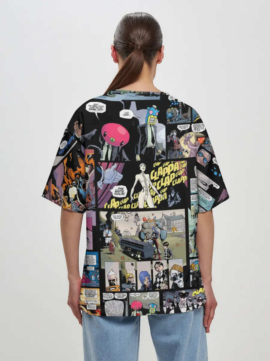 Женская футболка оверсайз / Академия Амбрелла