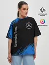 Женская футболка оверсайз / MERCEDES / МЕРСЕДЕС