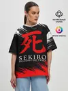 Женская футболка оверсайз / Sekiro: Shadows Die Twice 12