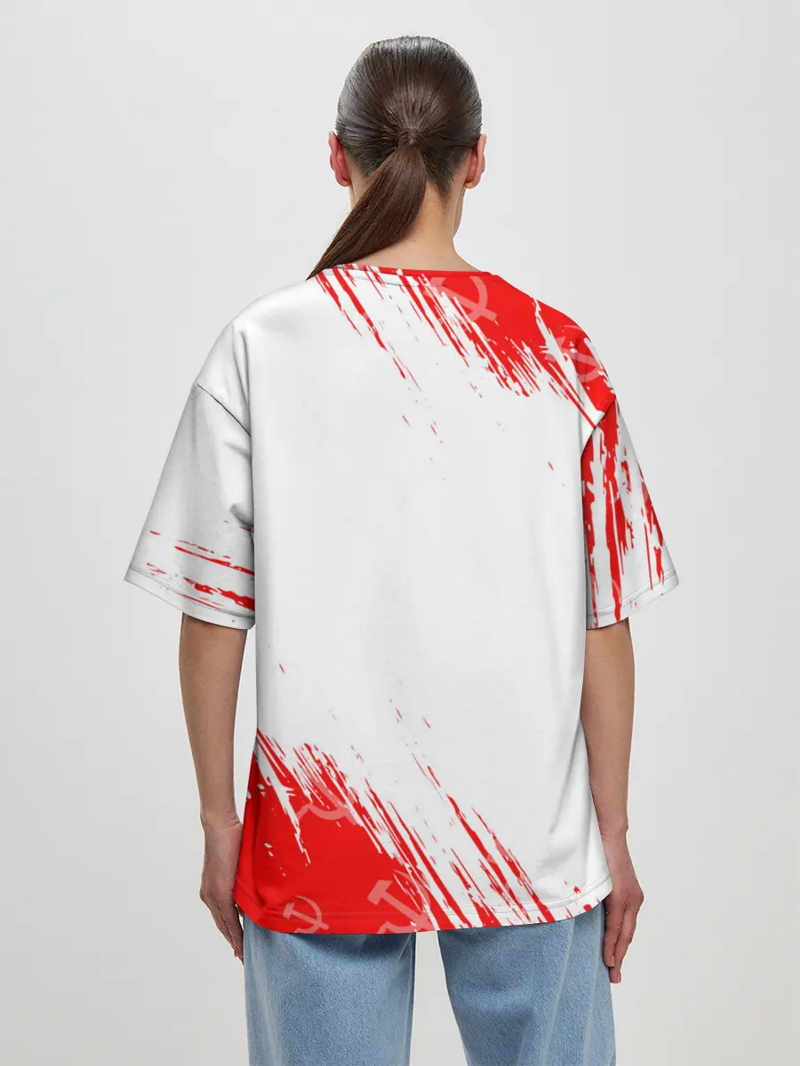 Женская футболка оверсайз / СССР / USSR