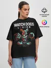 Женская футболка оверсайз / Watch Dogs Legion