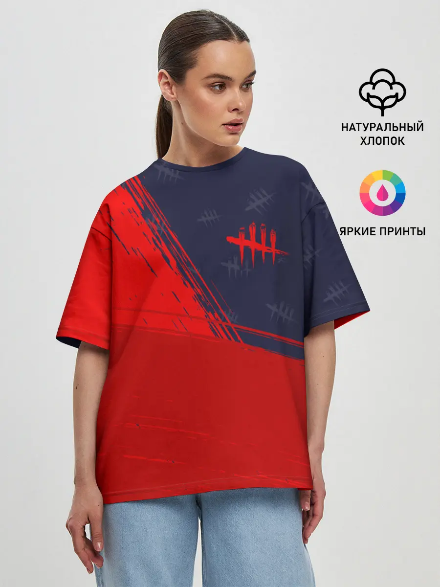 Женская футболка оверсайз / DEAD BY DAYLIGHT