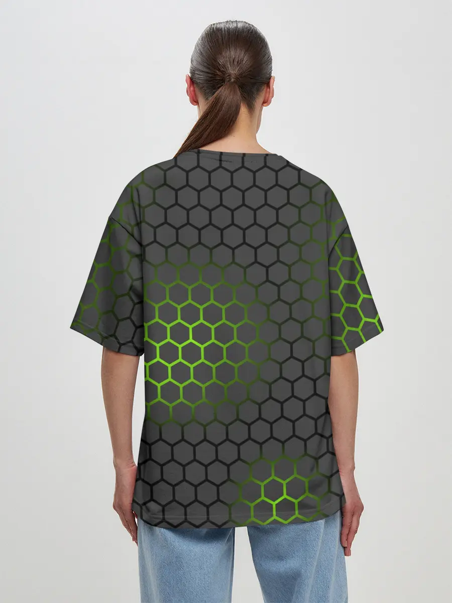 Женская футболка оверсайз / Ядерный реактор