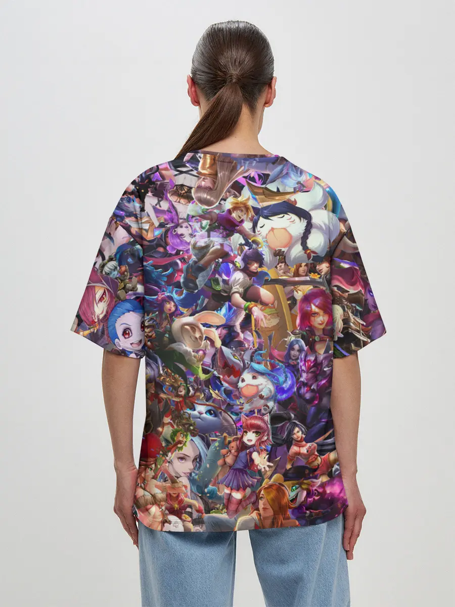 Женская футболка оверсайз / League of Legends