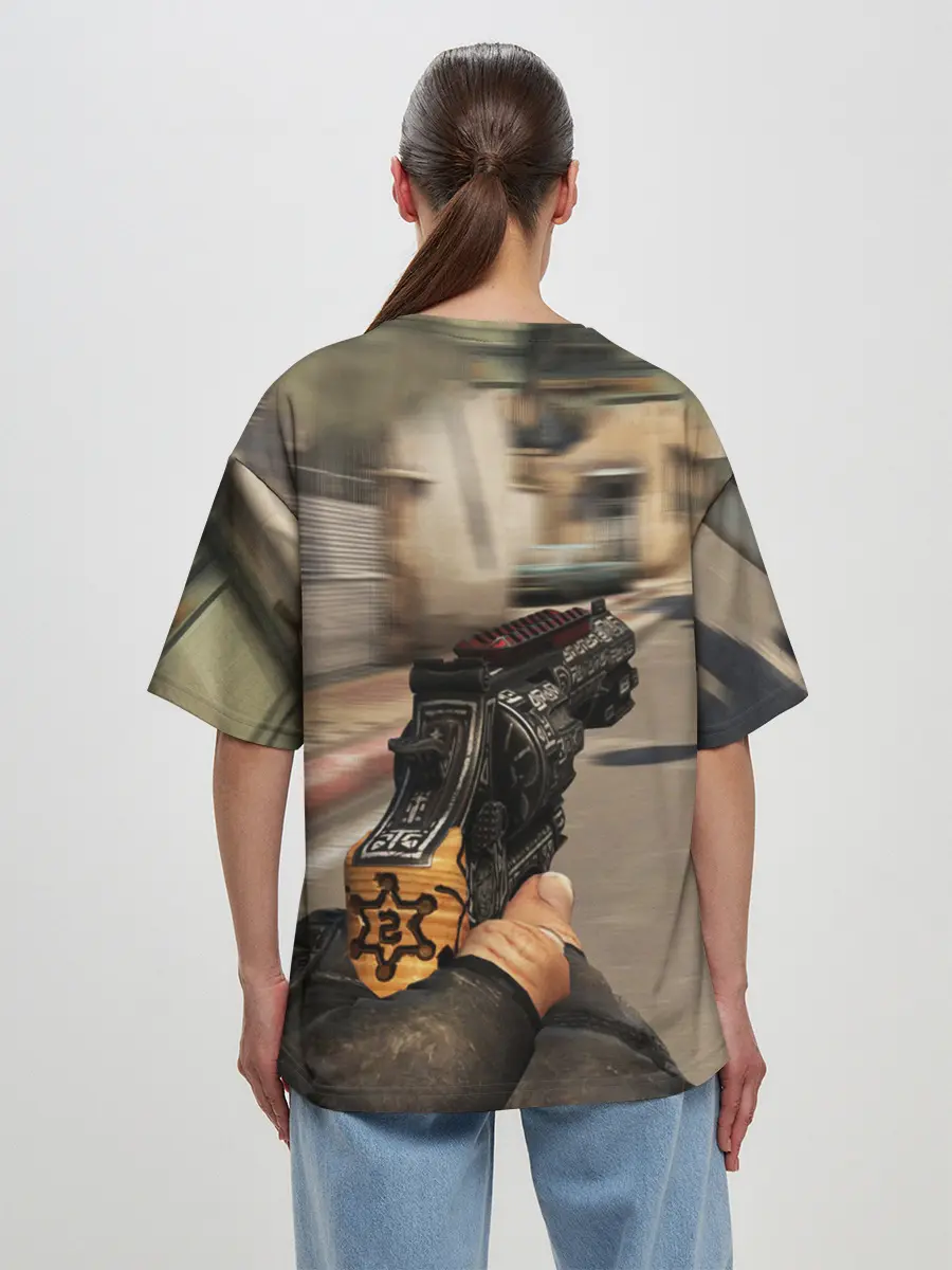 Женская футболка оверсайз / CS:GO