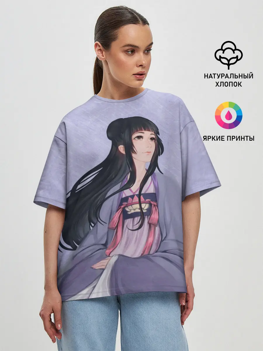 Женская футболка оверсайз / Цзян Яньли