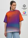 Женская футболка оверсайз / GRADIENT