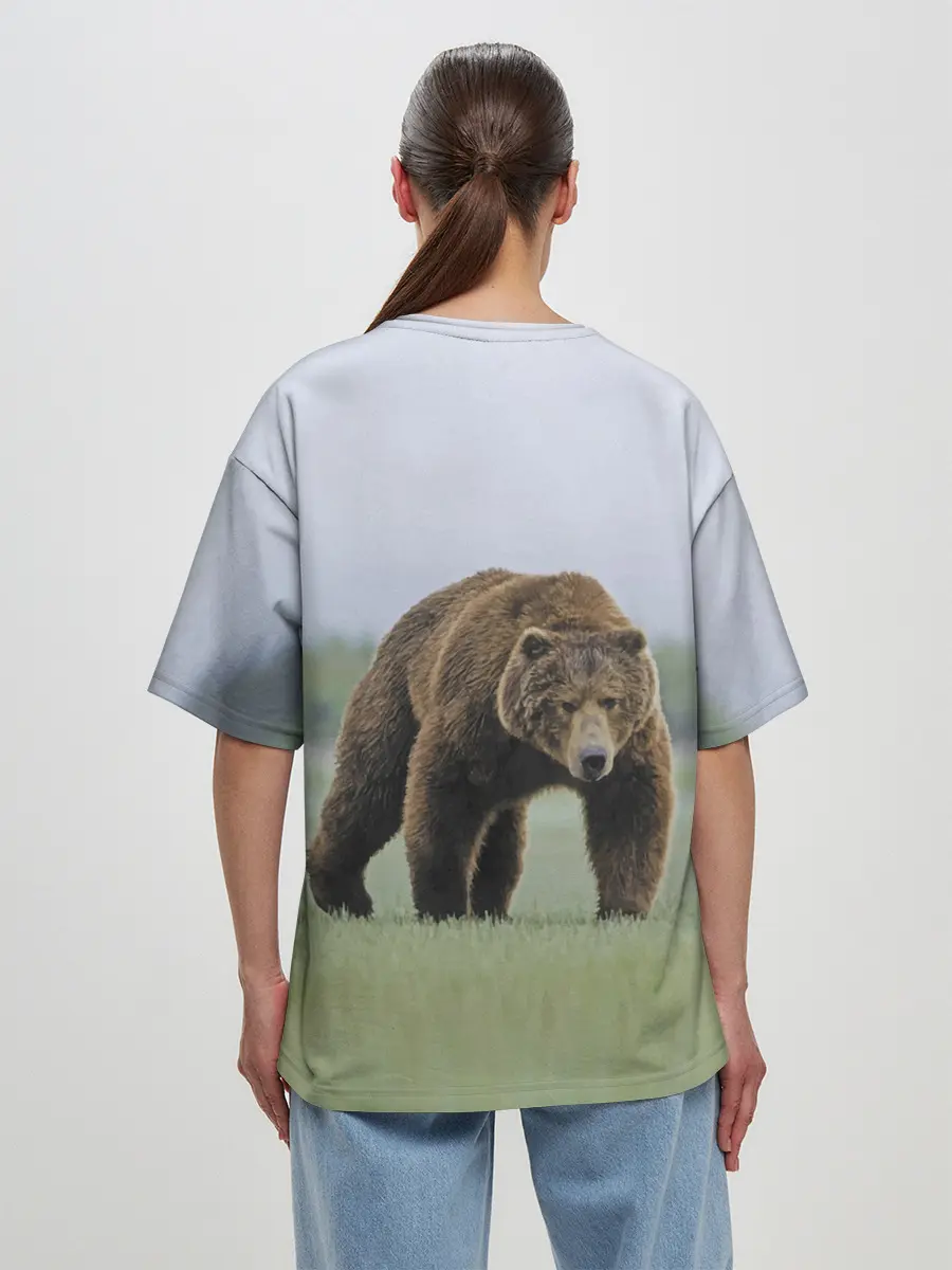 Женская футболка оверсайз / Россия