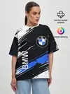 Женская футболка оверсайз / BMW
