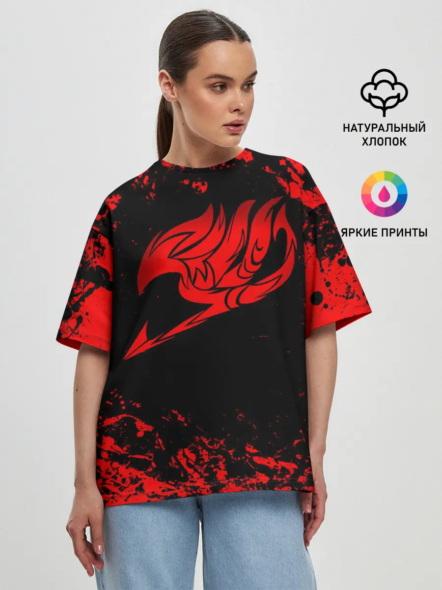 Женская футболка оверсайз / Fairy Tail