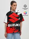 Женская футболка оверсайз / SUZUKI