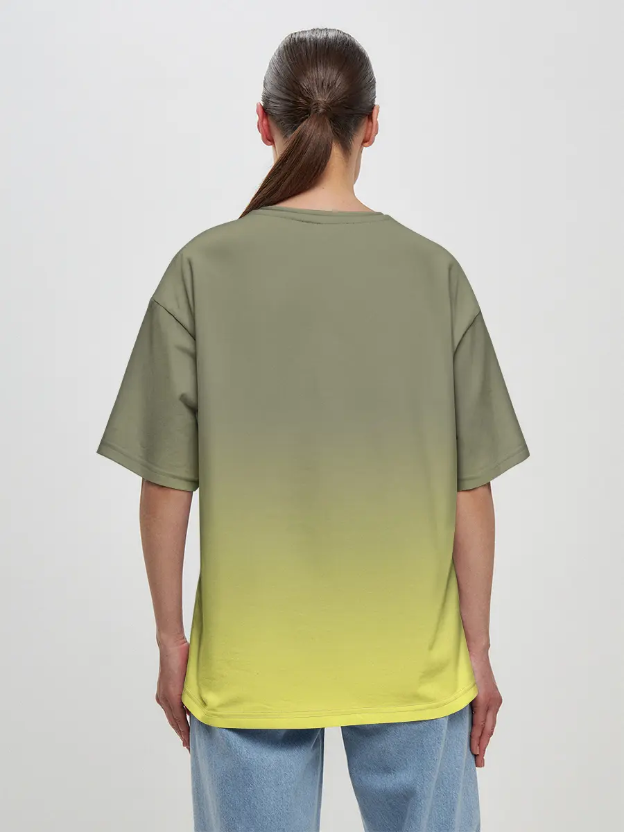 Женская футболка оверсайз / Лев