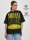 Женская футболка оверсайз / Nirvana