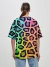 Женская футболка оверсайз / JAGUAR GRADIENT