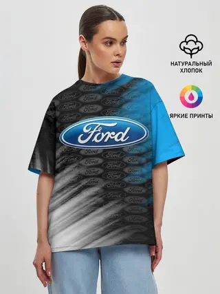 Женская футболка оверсайз / FORD