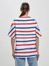 Женская футболка оверсайз / Морская полоска