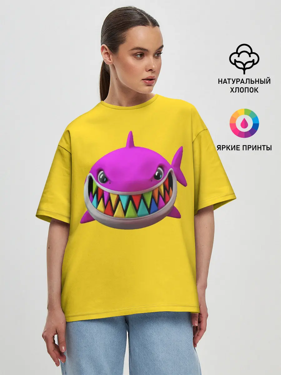 Женская футболка оверсайз / 6IX9INE