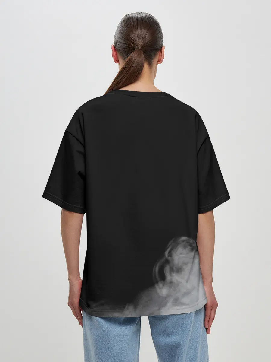 Женская футболка оверсайз / МОТОЦИКЛЫ