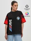 Женская футболка оверсайз / BMW