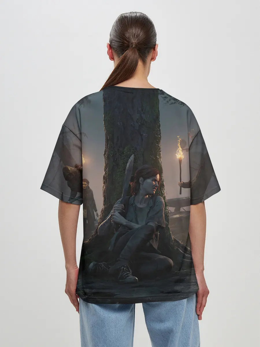 Женская футболка оверсайз / The last of us 2