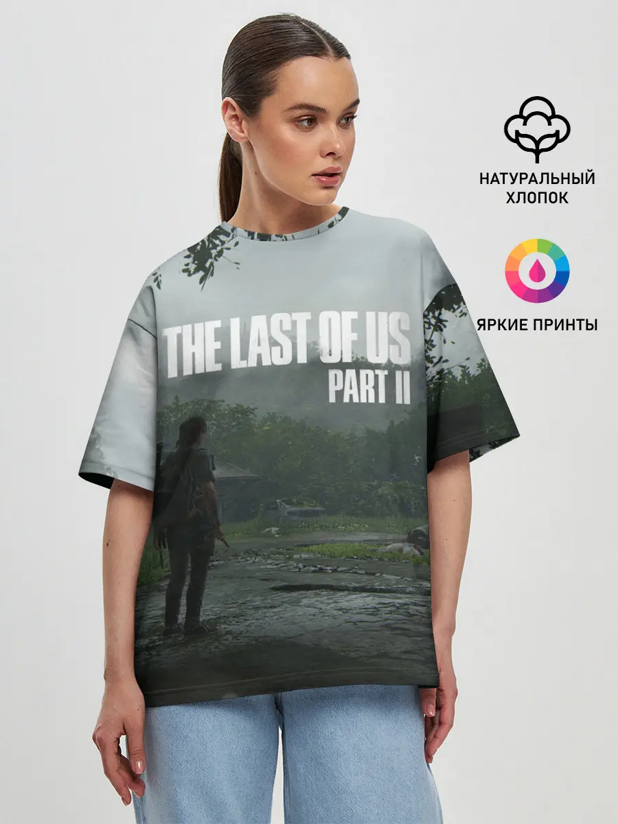 Женская футболка оверсайз / The last of Us 2