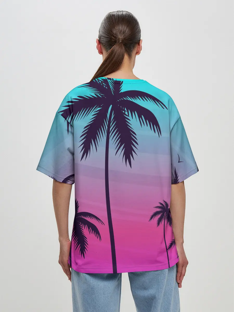 Женская футболка оверсайз / GTA