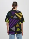 Женская футболка оверсайз / ГЕОМЕТРИЯ