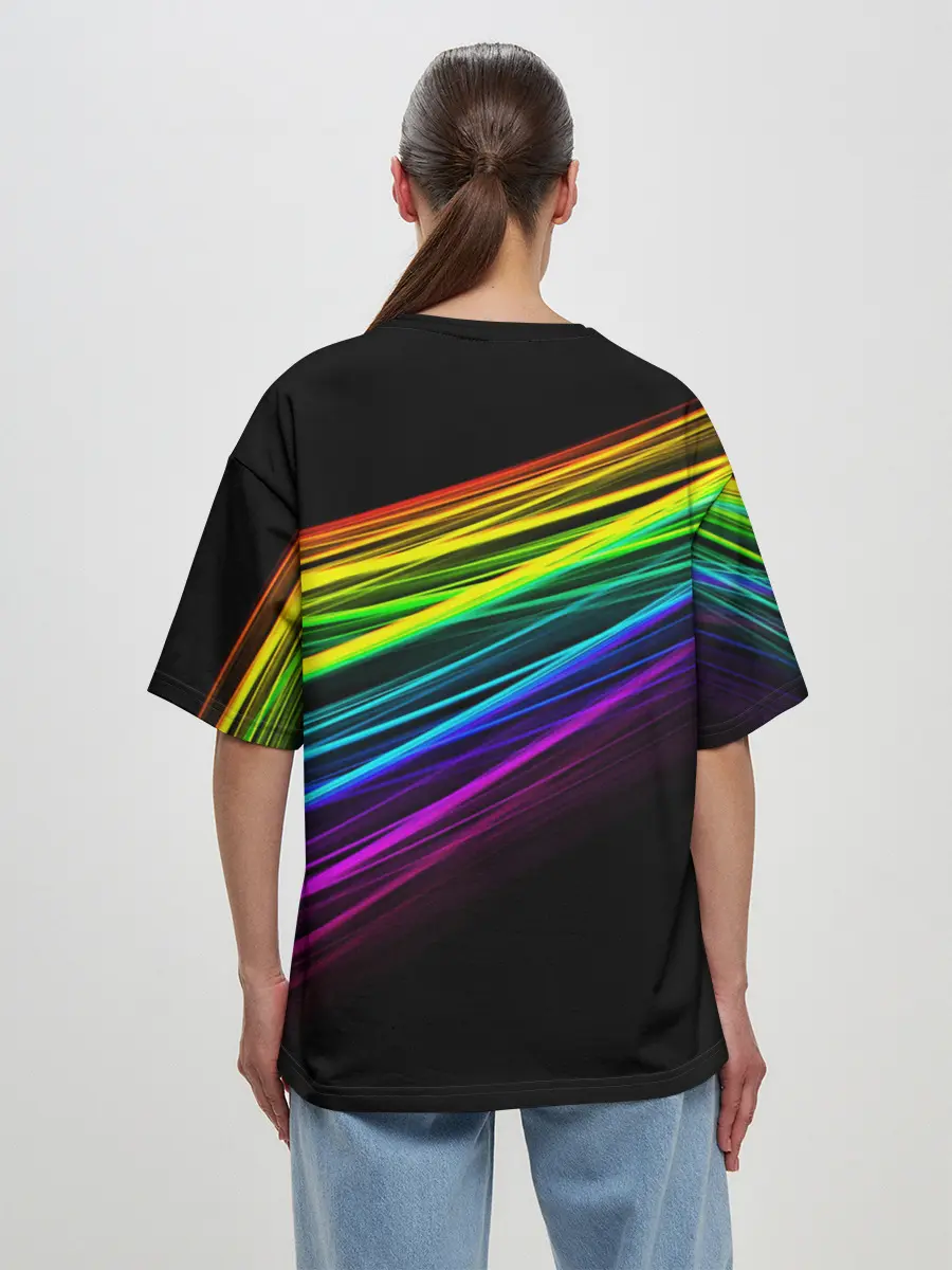 Женская футболка оверсайз / АБСТРАКЦИЯ