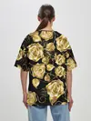 Женская футболка оверсайз / Golden Roses