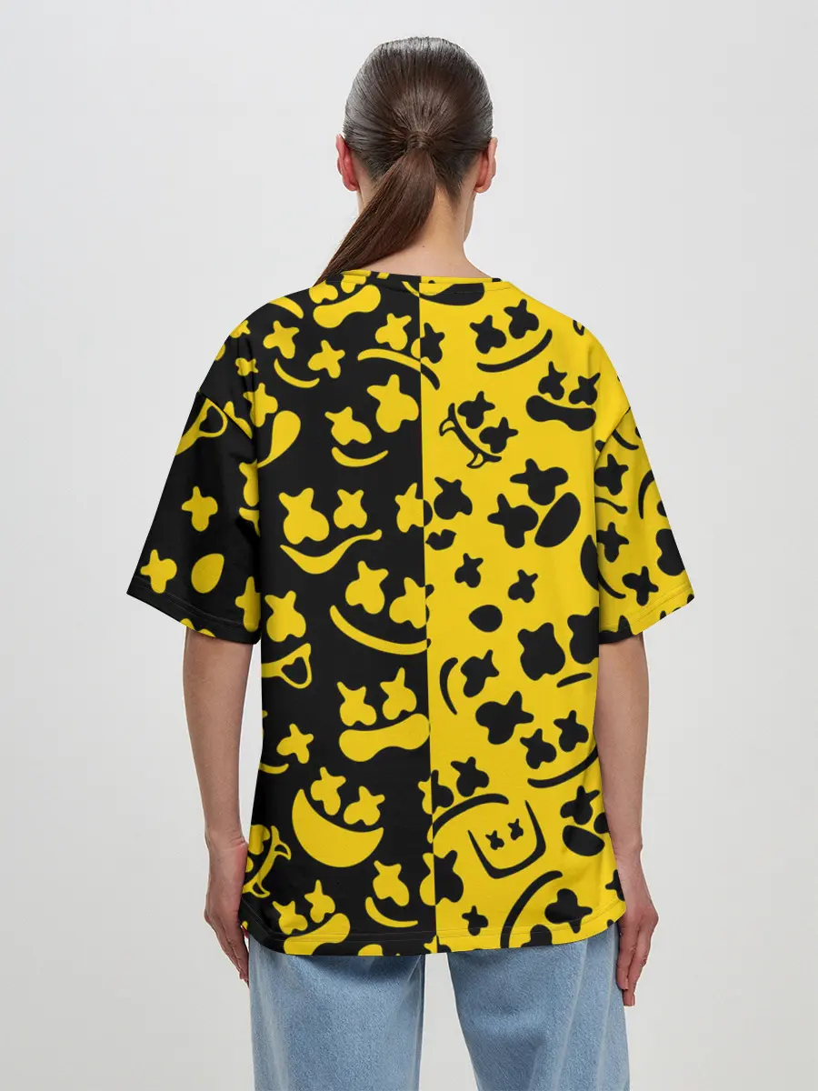 Женская футболка оверсайз / FORTNITE x MARSHMELLO