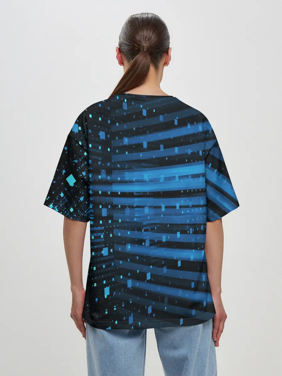 Женская футболка оверсайз / ABSTRACT