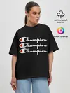 Женская футболка оверсайз / Champion X3