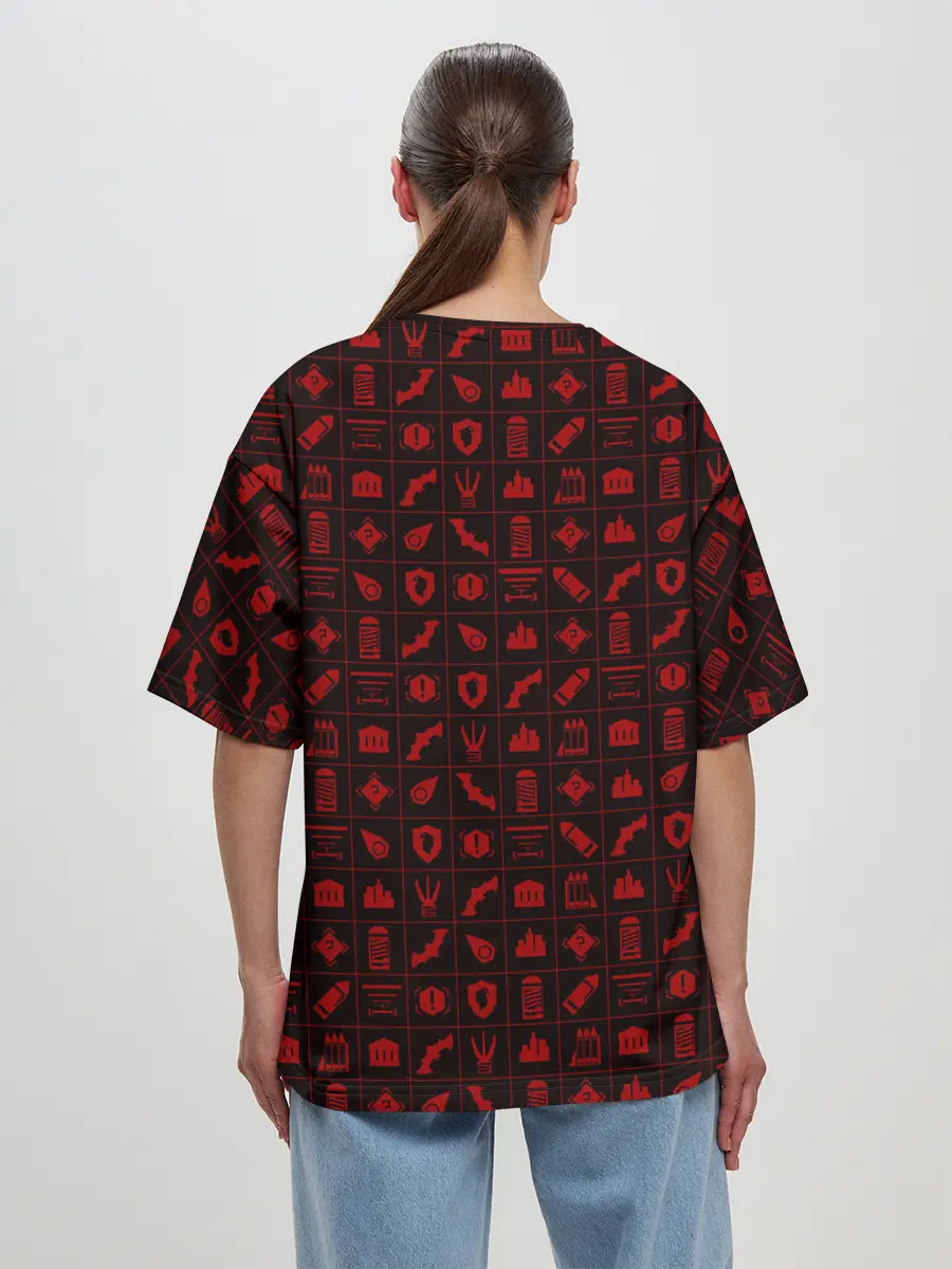 Женская футболка оверсайз / Batman: Arkham Knight