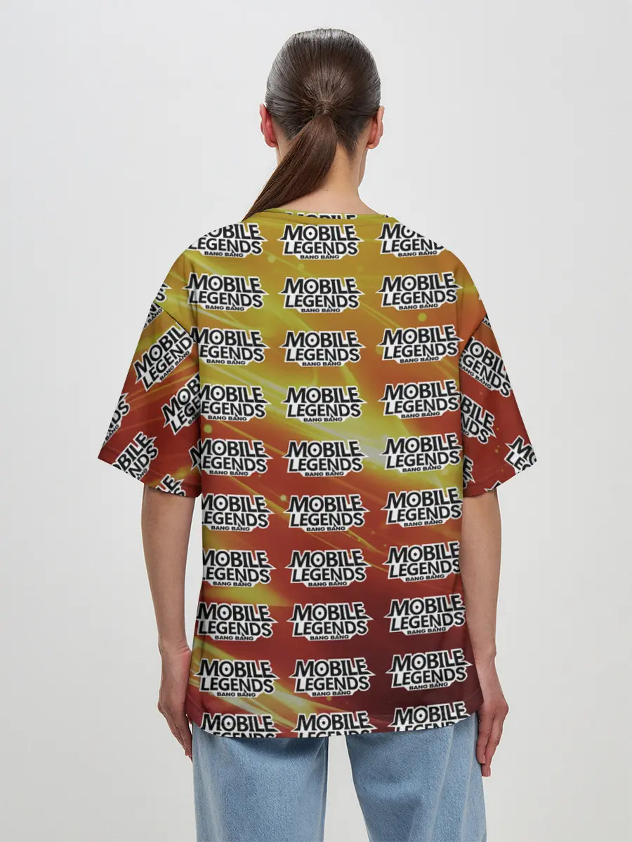 Женская футболка оверсайз / mobile legends