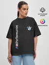 Женская футболка оверсайз / BMW