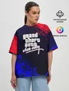 Женская футболка оверсайз / Gta Vice city