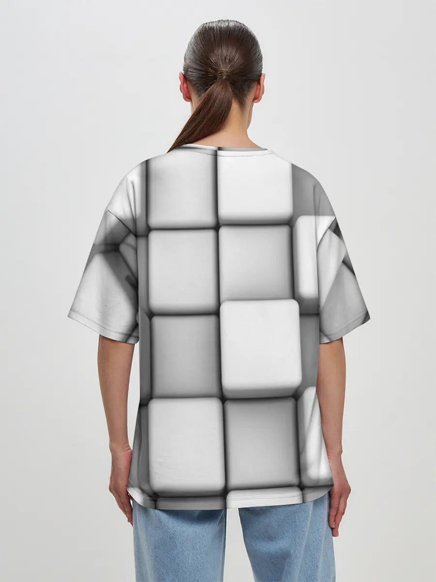 Женская футболка оверсайз / ТЕКСТУРА