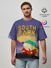 Мужская футболка оверсайз / Эпичный Картман в горах | Южный Парк