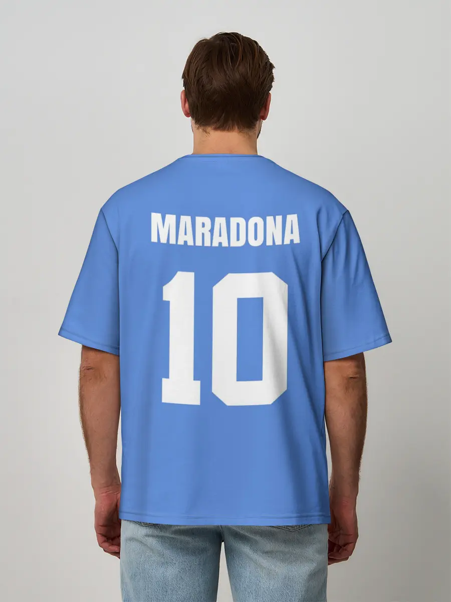 Мужская футболка оверсайз / Диего Марадона Наполи
