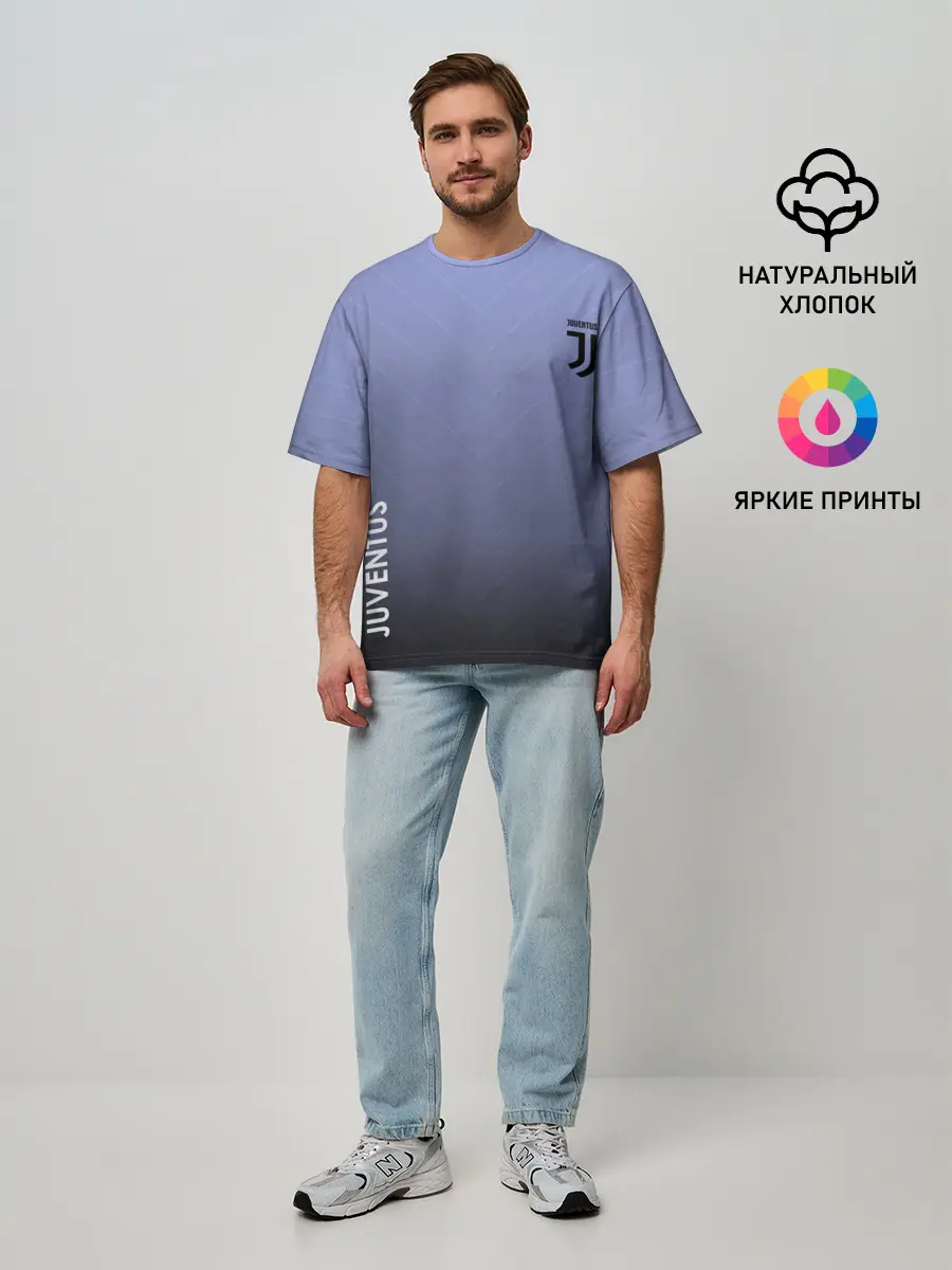 Мужская футболка оверсайз / Juventus